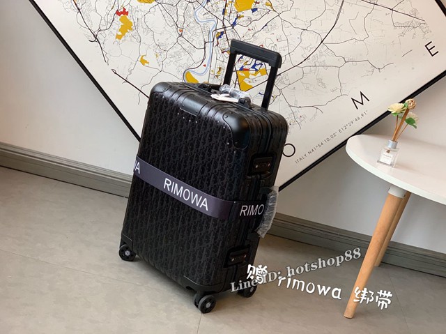 Dior x Rimowa驚豔聯名系列行李箱 RIMOWA限量版行李箱 日默瓦四輪拉杆箱 gdx1224